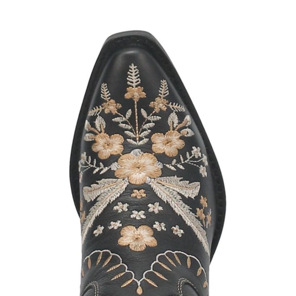 DINGO WOMEN'S PRIMROSE EMBROIDERED FLORAL WESTERN BOOTIES -10 - Picture 4 of 7